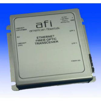 American Fibertek 1 FIBER 10/100/1000 ETHERNET POE 1300/15